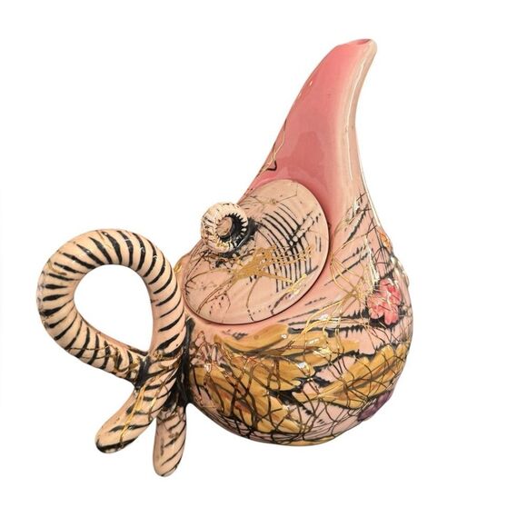 1950s Hull Pottery "Blossom Flite" Tea Service- 3 Pieces Mid Century - Picture 9 of 9